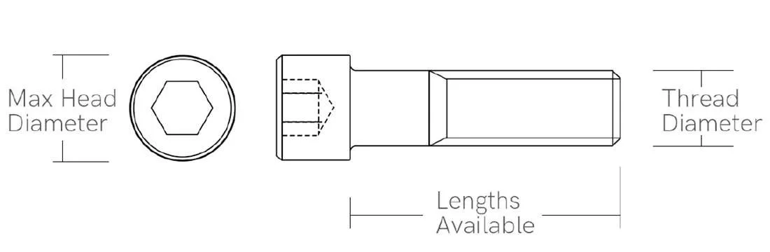 Parallel Head Bolts - Titanium Fastener