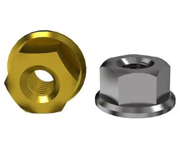 Flanged Titanium Nuts