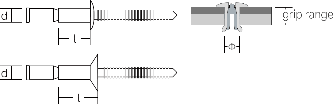 Anlock Blind Rivet Out-Bolt