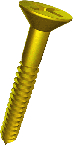 Flat Head Wood Screw 2 Flat Head Wood Screw SS Flat Head Wood Screw