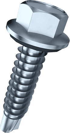 carbon steel Hex Flange Head Self-Drilling Screw