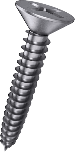 Flat Head Self Tapping Screw 2 Flat Head Self Tapping Screw SS Flat head self tapping screw
