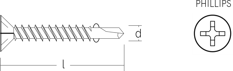 Countersunk(CSK) Wings Screw