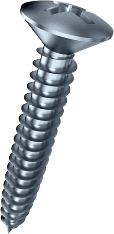 carbon steel Oval Head Self Tapping Screw