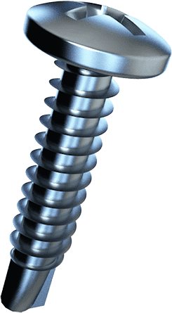 carbon steel Pan Head self drilling screw