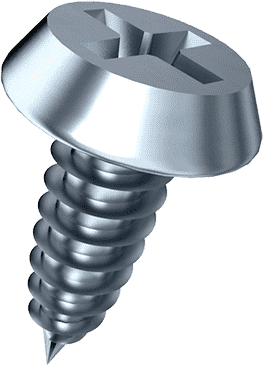 zinc palted Pan framing head self tapping screw