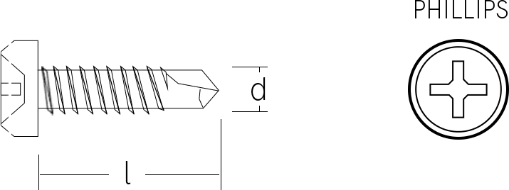 Pan Framing Head Self Drilling Screw